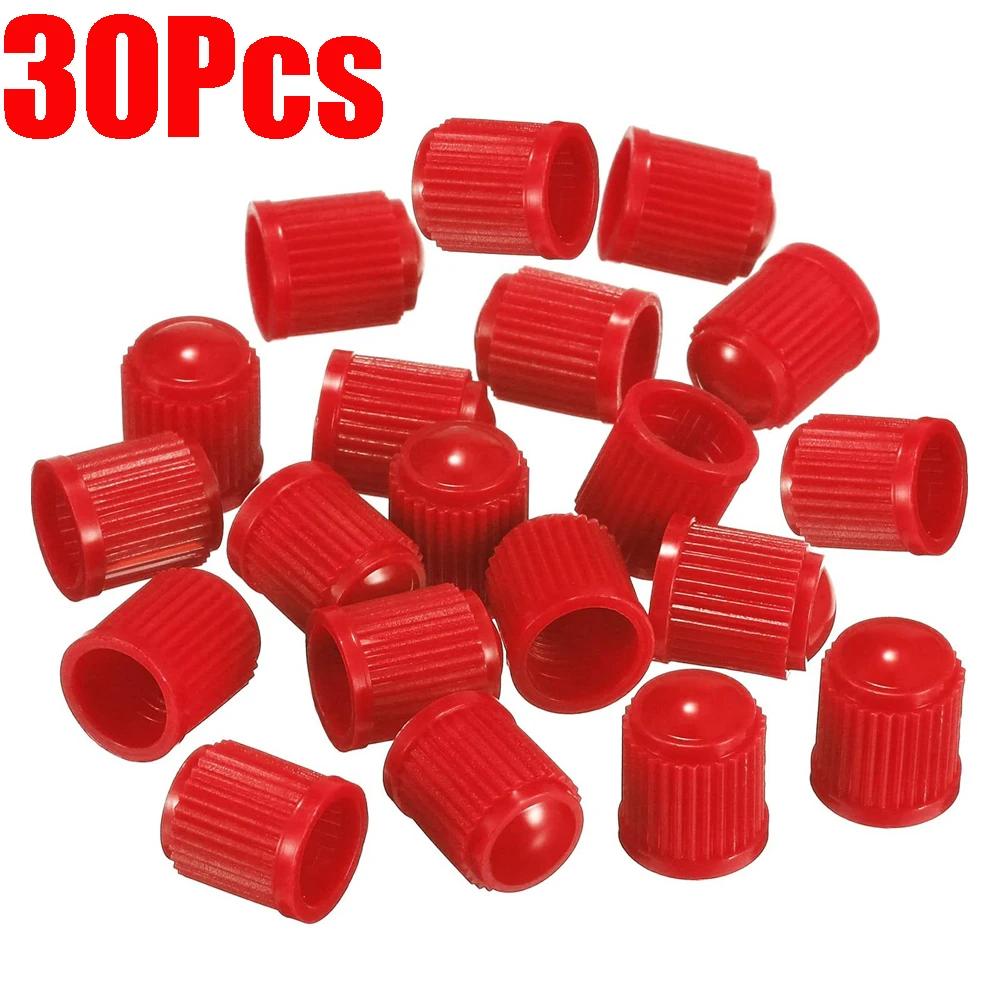 Tyre Valve Dust Caps Valve Stem Covers Plastic Tire Caps With O Rubber Ring For Car, Motorbike, Trucks, Bicycle Airtight Seal