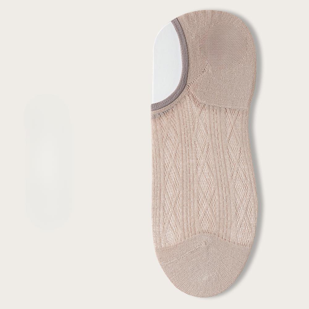 Female Summer Ultra Thin New Boneless Comfortable Cool Breathable Sweat Absorbing Antibacterial Socks
