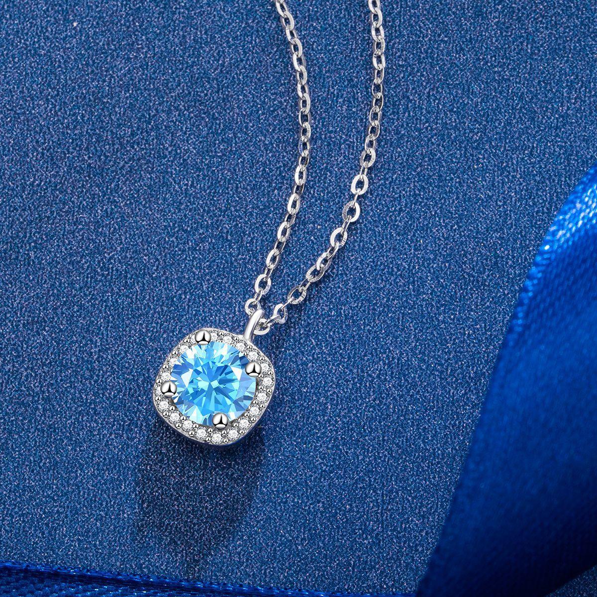 

Классическая квадратная сумка из муассанита 925 пробы, ожерелье для женщин, нишевый дизайн, легкие роскошные ювелирные изделия из стерлингового серебра, аксессуары 925