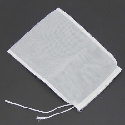 Reusable Washable 100Mesh Food Grade Drawstring Filter Bags For Homebrew Beer Wine Milk Coffee Tea Fruit 2pcs/lot