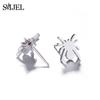 Stainless Steel Bat Stud Earrings For Women Men Punk Funny Halloween Party Gift Black Bat Earings Studs Jewelry Wholesale