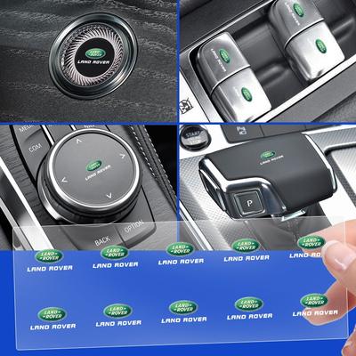 Yeni Araba İç Etiketi Orta Konsol Çıkartmaları Amblem Rozet Discovery Range Rover Evpque Defender Araba Gözlüğü Rover L322 L405