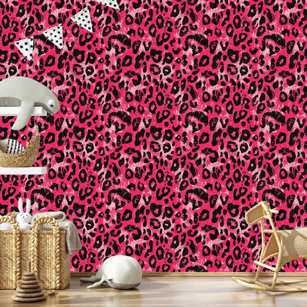 Pink Glitter Leather Wallpaper in Pink and Burgundy for Living Room and Bedroom 50x1000