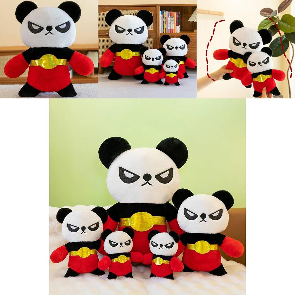 Adorabile Peluche Kung Fu Panda Supereroe Morbido Peluche Cuscino Regalo Per Bambini