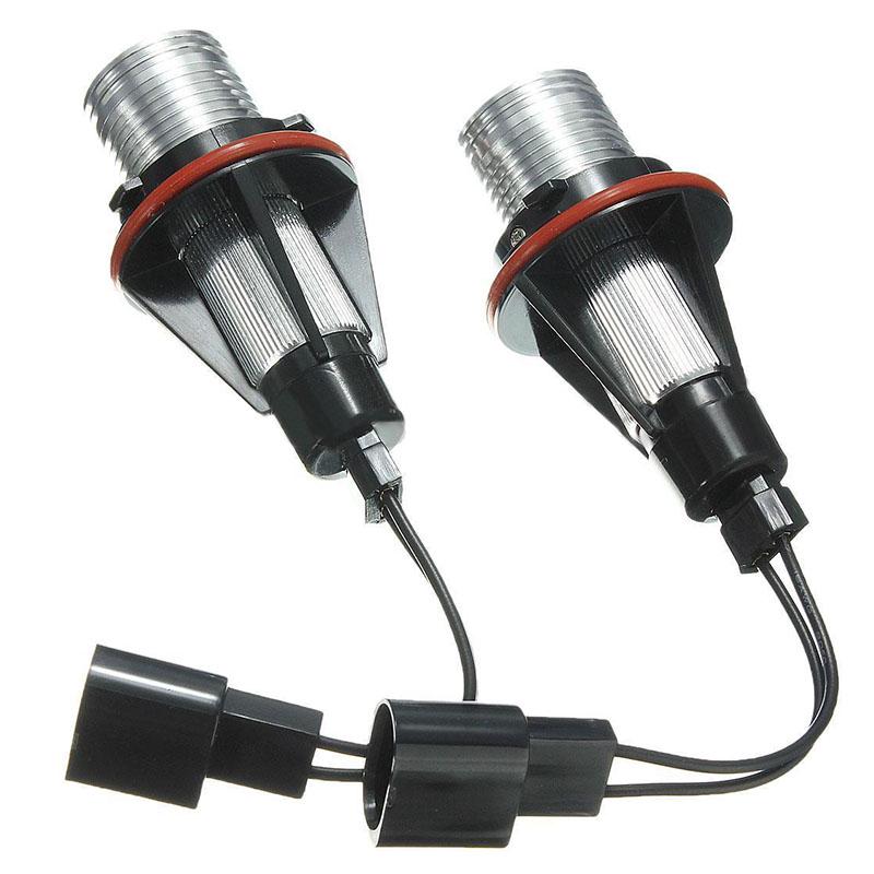 2pcs 6W Canbus LED Angel Eyes Halo Side Marker Light Bulb For BMW E39 E81 E60 