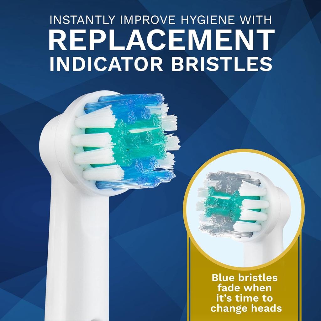 Toothbrush Heads Compatible with Oral B - 16 Pack Aster Toothbrush Head Compatible with Oral