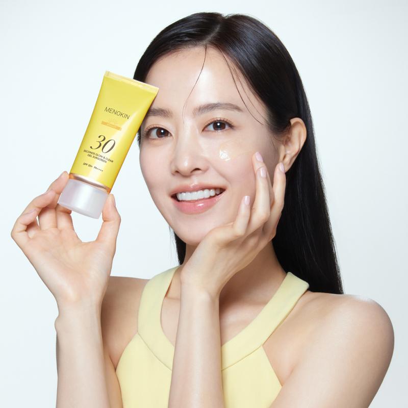 [MENOKIN] 30 Seconds Glow & Clear Gel Sunscreen SPF 50+ PA++++ 50ml