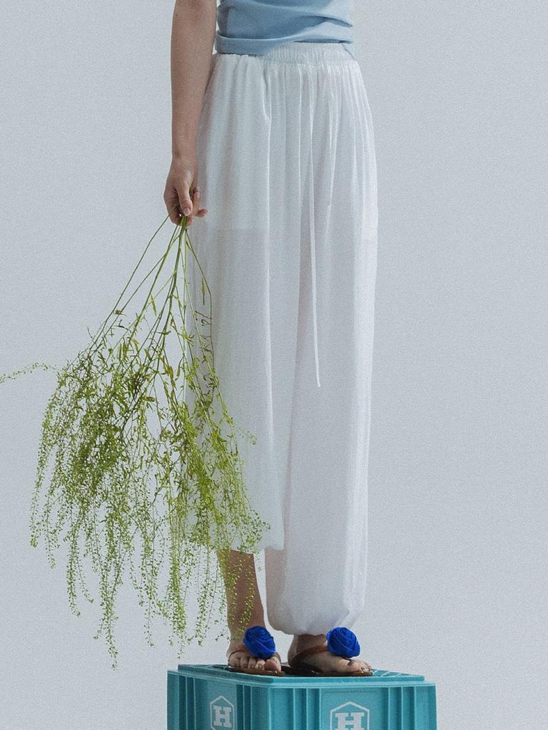 Aenhacheu Fluid Lounge Pants_Ivory