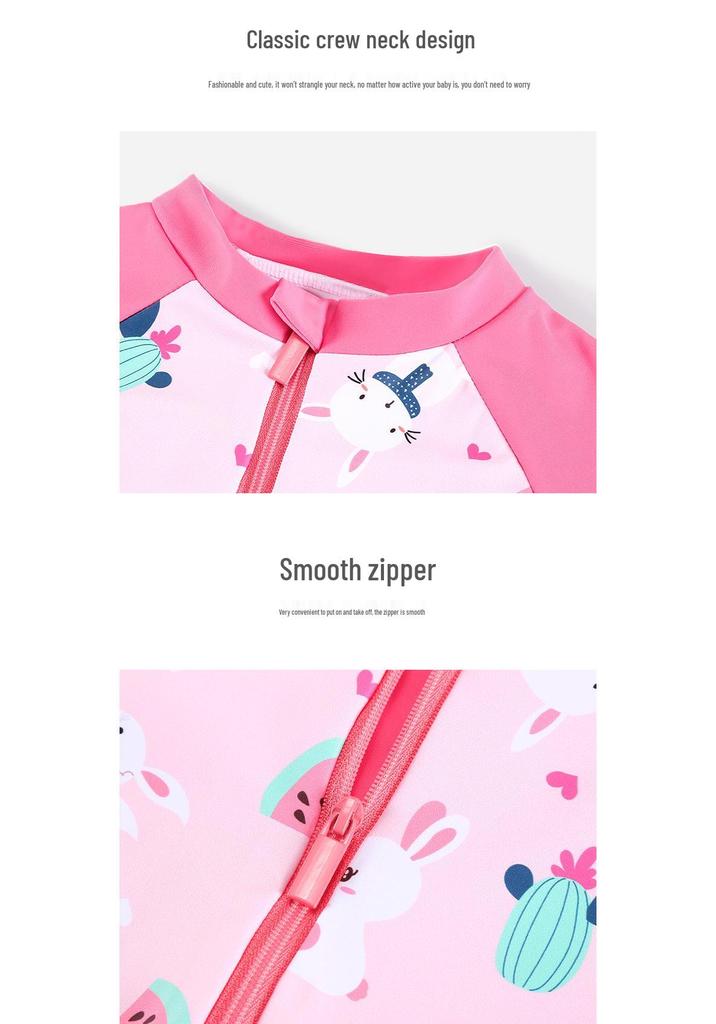 2025 Children's Two-Piece Swimsuit: Summer Water Park Swimwear for Girls, Sizes Medium & Large
