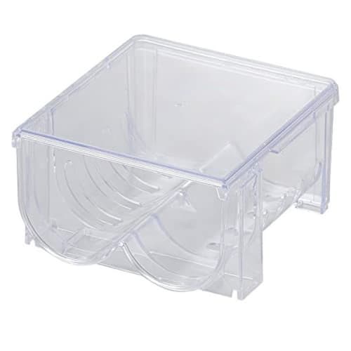 Bestco Refrigerator Tray for Plastic Bottle Storage, Small, Clear Blue, MA-4082