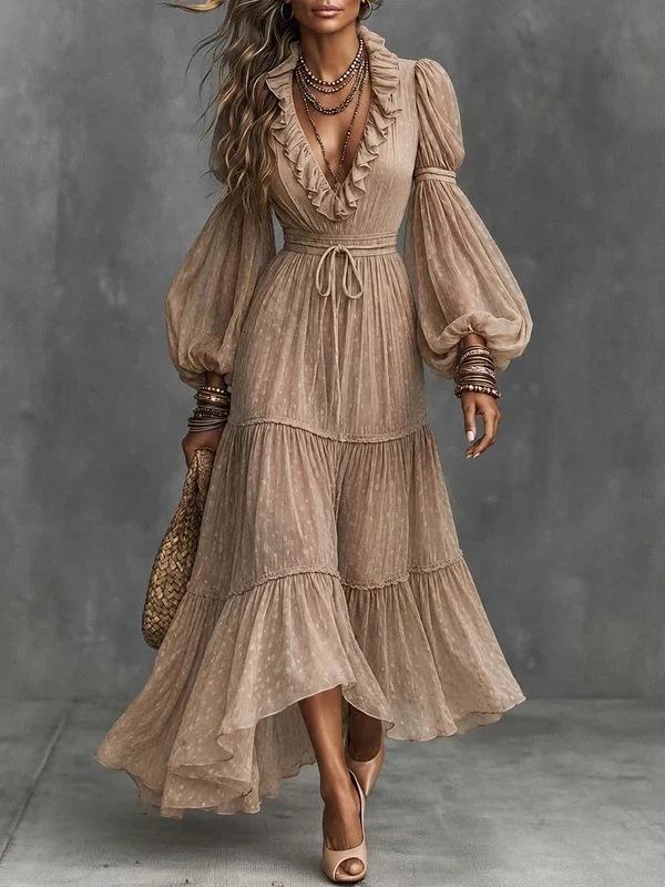 European and American women`s clothing polka