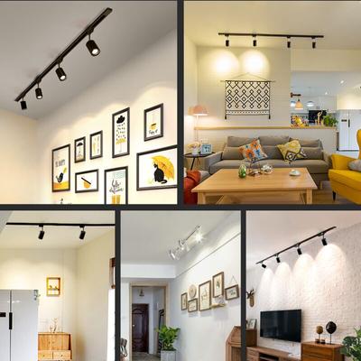Set LED Schienenleuchte Deckenstrahler Lampen LED COB Schienenleuchten 12W 20W 30W 40W Schiene für Küche Geschäft Zuhause Laden Schlafzimmer