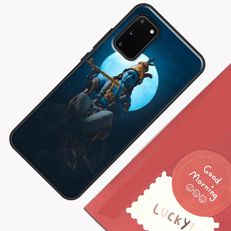Indian God Lord Krishna Phone Case For Samsung Galaxy S23 S26 Ultra S20 S21 S22 S24 S25 Plus S10 S25 FE Cover Shell