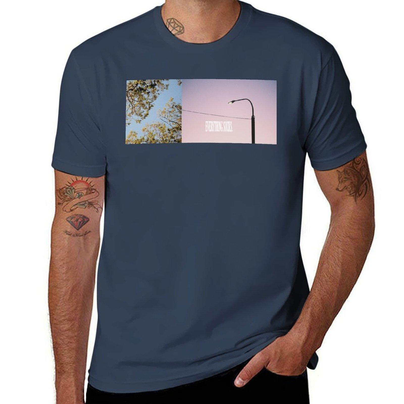 EVERYTHING SUCKS TShirt cotton t shirts high quality t shirts for Unisex cotton TShirt S