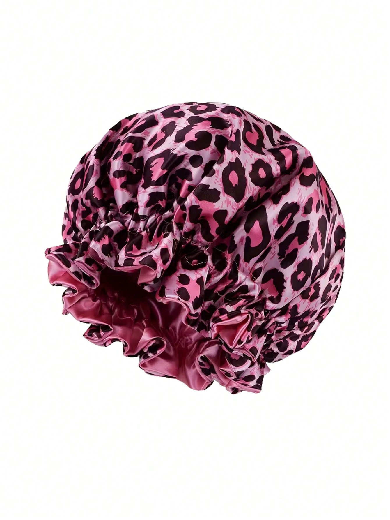 Satin Haube Seiden Haube Haarkappe Zum Schlafen-Lässige Mütze Satin Schlafkappe Für Damen Natürliches & Lockiges Haar black