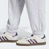 Adidas Originals Premium Essentials FW24 Solid Color Fashion Comfortable Soft Cuffed Loose Knit Sports Pants Men Bottoms Light-Grey IX9812