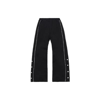 Li Ning Casual Sports Knitted Wide-Leg Long Pants Women Bottoms Standard-Black AKLQ686-1