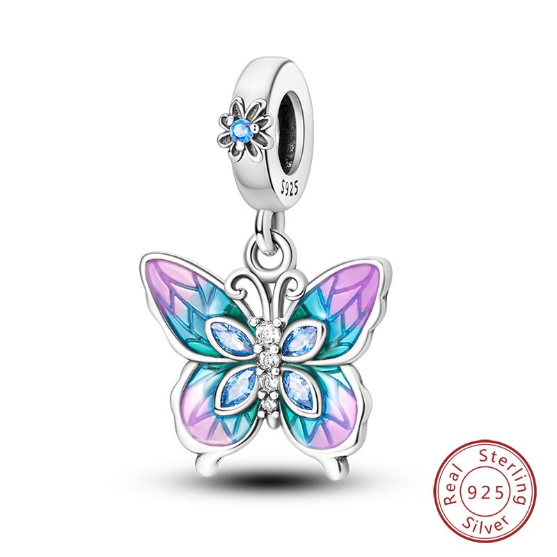 100% Copper Butterfly Fairy Dream Ocean Shell Pearl Mermaid Sea Turtle Sunflower Charms Beads Fit Qikaola Bracelets