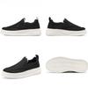 Black Mens Shoes  Summer Versatile Soft-Soled Trendy Casual Shoes Comfortable Breathable Running Shoes Zapatos Para Hombres