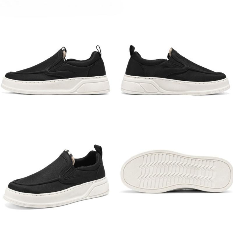 Black Mens Shoes  Summer Versatile Soft-Soled Trendy Casual Shoes Comfortable Breathable Running Shoes Zapatos Para Hombres