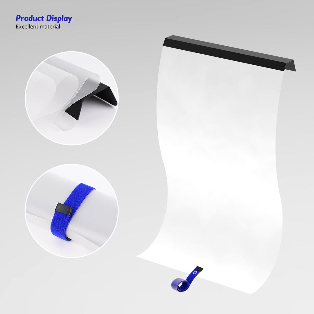 EHDIS Car Door Panel PET Cover Waterproof Gaurd Protection Glass Cleaning Window Film Tint Install Water Shield Sheet 2pcs/Pack