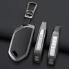 Alloy+Leather Car Key Case Cover for Kia EV9 Picanto Sorento MQ4 Carnival KA4 Morning K5 Carens 2024 Shell Fob Accessories