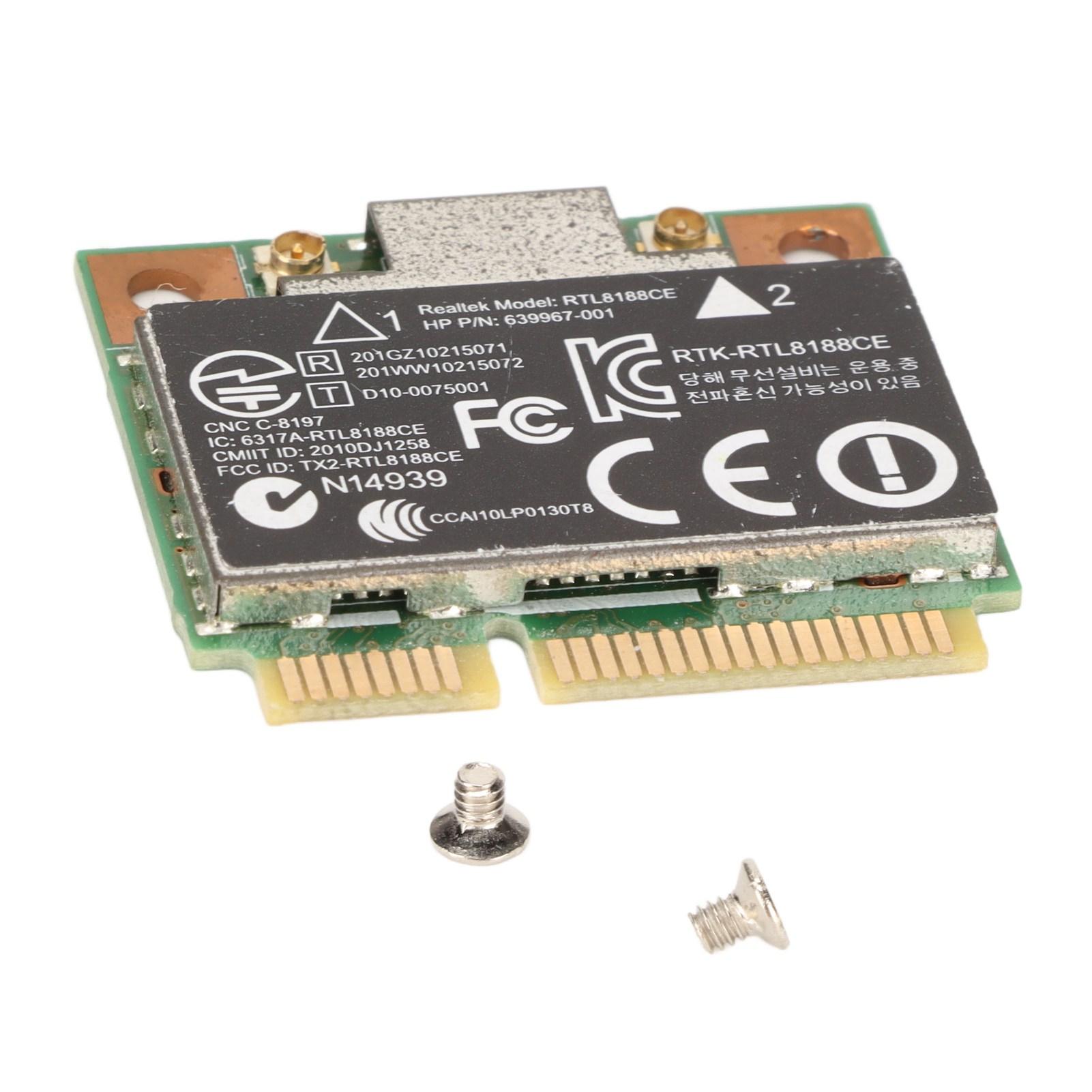 

Картка WiFi PCI E 150 Мбіт/с Підтримка 802.11 BGN Mini PCI E Картка WiFi RTL8188CE для ноутбука, настільного ПК
