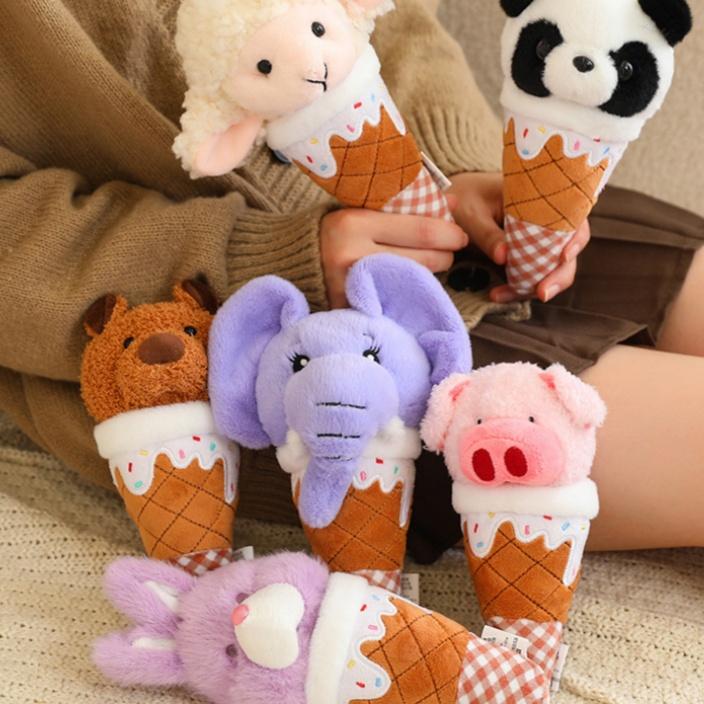 Ice Cream Plush Toys Animal Series Stuffed Doll Kawaii Desktop Decorative Toys Kids Dolls Toys Hobbies Collection Birthday Gift