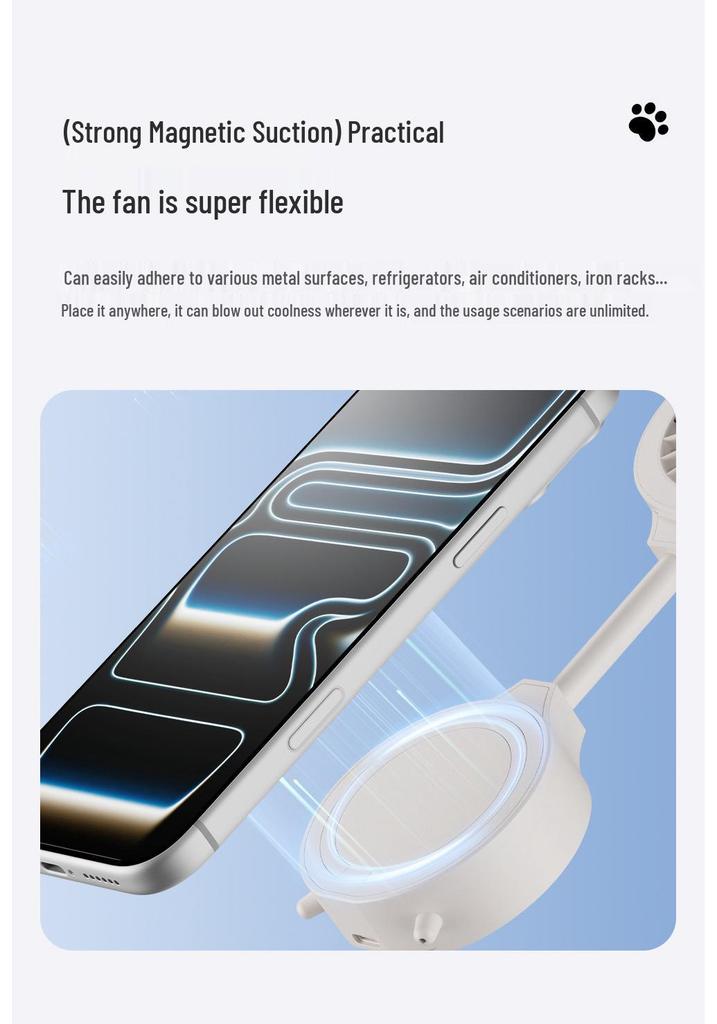 2026 Compact Foldable Handheld Fill Light Fan - Portable Outdoor Mini Fan Gift for Students