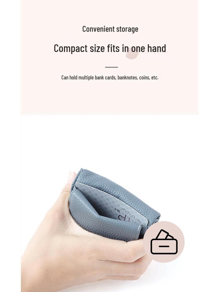 Women's Compact Multi-Card Zipper Wallet & Coin Purse
