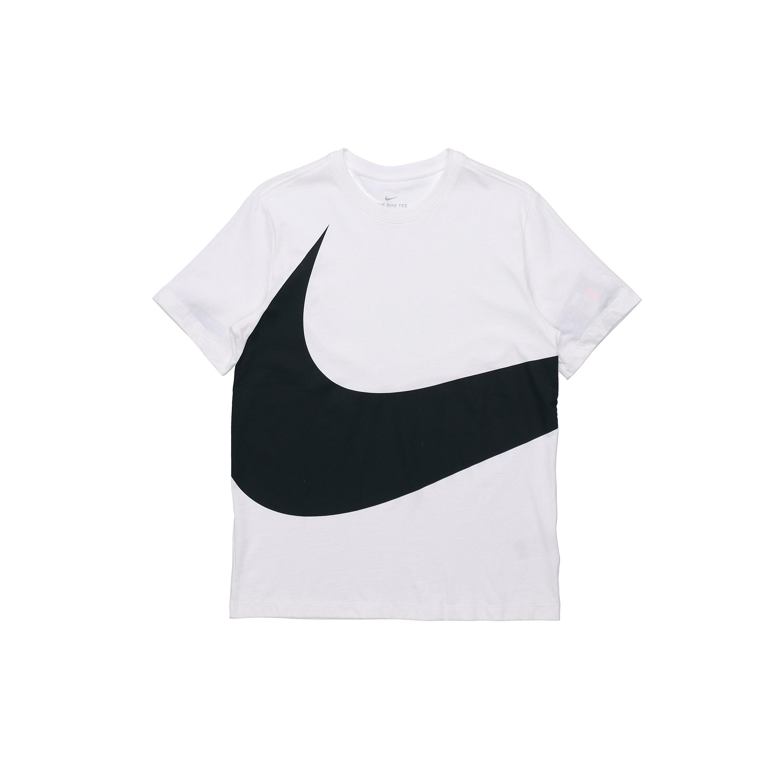 Nike Sportswear Swoosh Large Short Sleeve White Men s CW4305-103 M