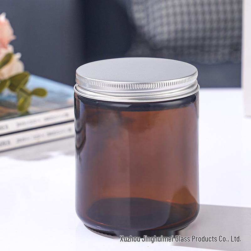 50g Bernsteinglasflasche: Gesichts-, Augencreme & Kerzenhalter, Tragbare Probengröße