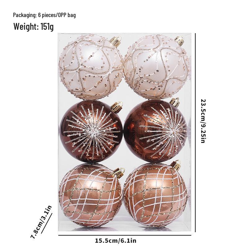 

Набор елочных украшений: Креативные праздничные шары и подвески