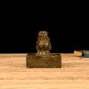 Antique Collectible Copper Ornament, Alloy Pixiu Seal Decorative Craft