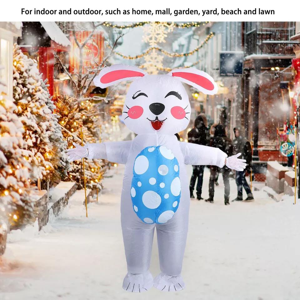 Easter Egg Bunny Inflatable Costume, Adults