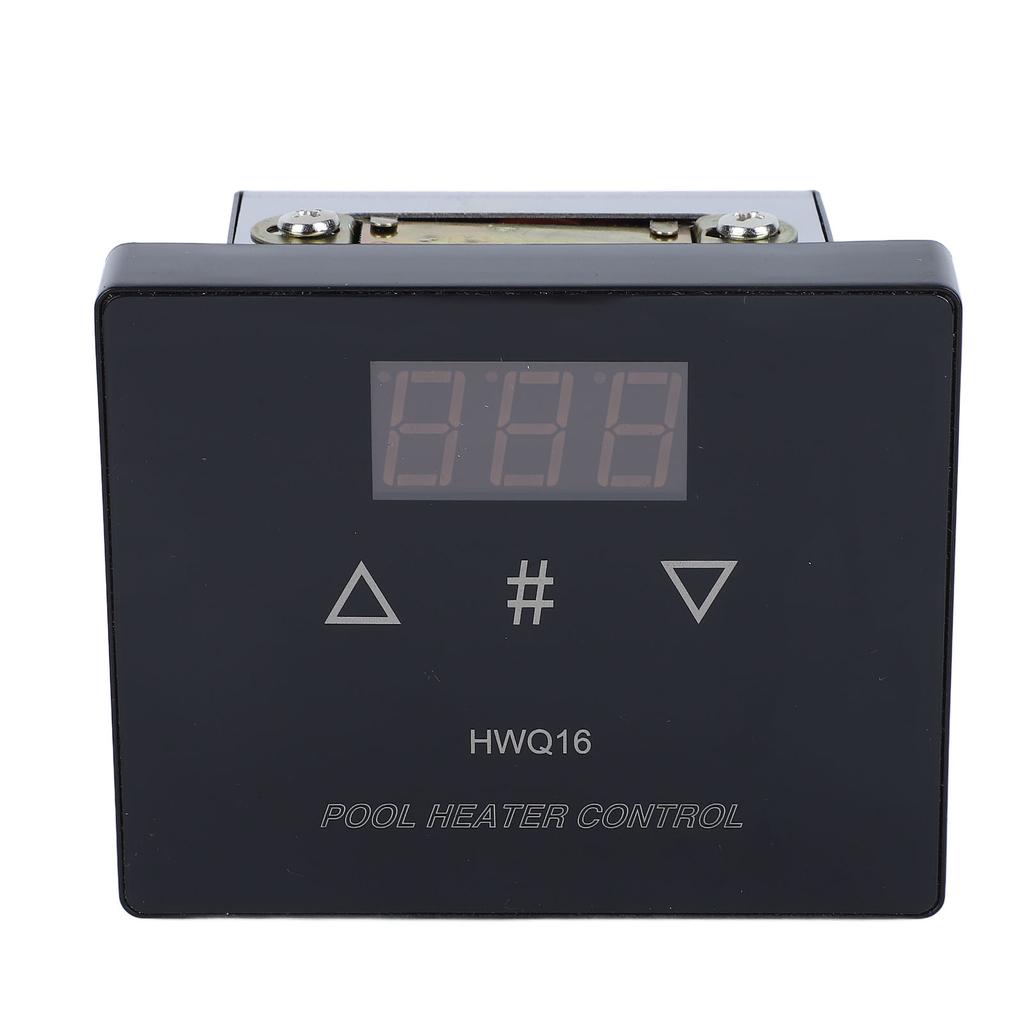 Electric Pool Thermostat Panel Touchscreen Digital Display Swimming Pool Heater Control Panel for Spa Bath Hot Tub 220V