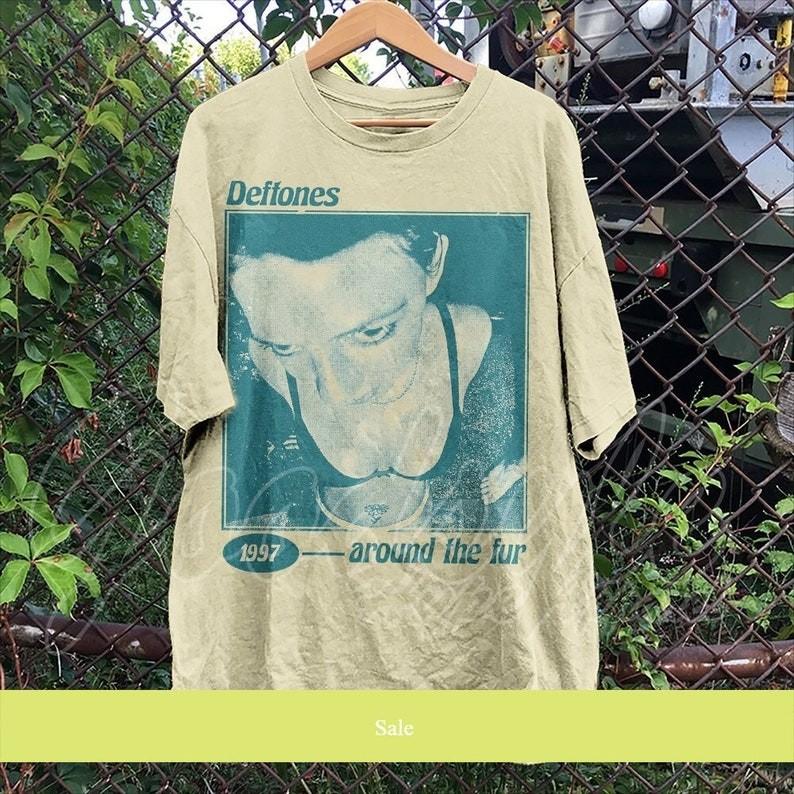 Deftones T-shirt Deftones Around the Fur 90s Vintage Unisex T shirt KH12349 M