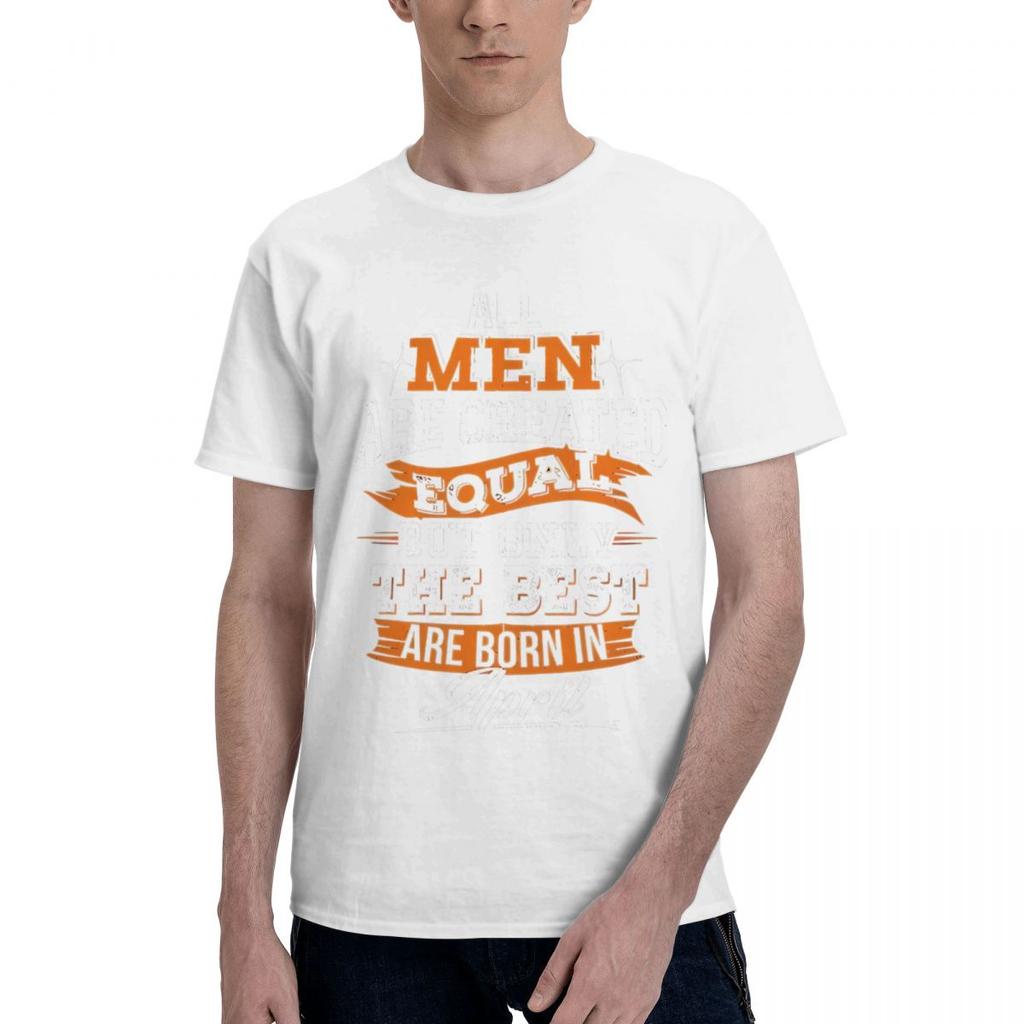 Created Equal But The Best Are Born 100 Cotton Casual Breathable Confortable TShirt Designer Clothes Men Funny Shirt