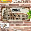 Vintage City Kitchen Garden Workshop Year Text Metal License Plate Sign Retro 2D Flat Printed Tin Plaque Wall Decor for Home B