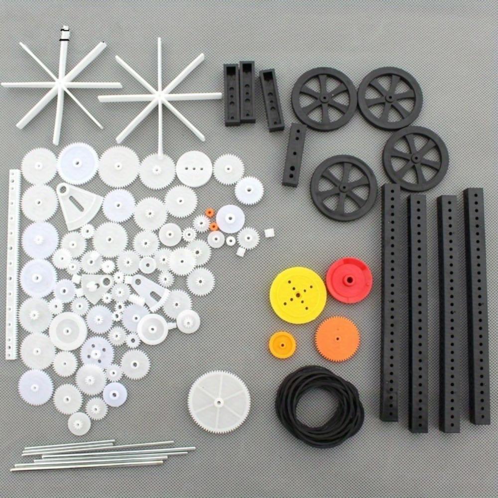 92 Kinds of Gear One Set 92pcs Gear Bag Plastic Gear Models Gear for Model Robot Car DIY Accessories