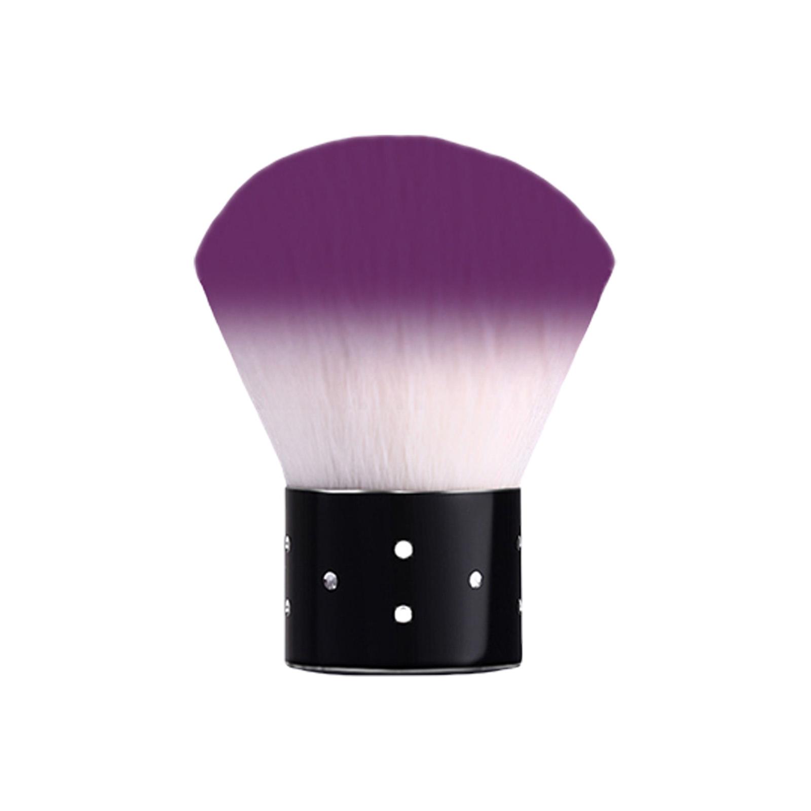 

Gentle Nail Brush For Dust Dirt Removal Soft Bristles Ergonomic Handle Brush For Manicure Pedicure Hand Foot Care фиолетовый