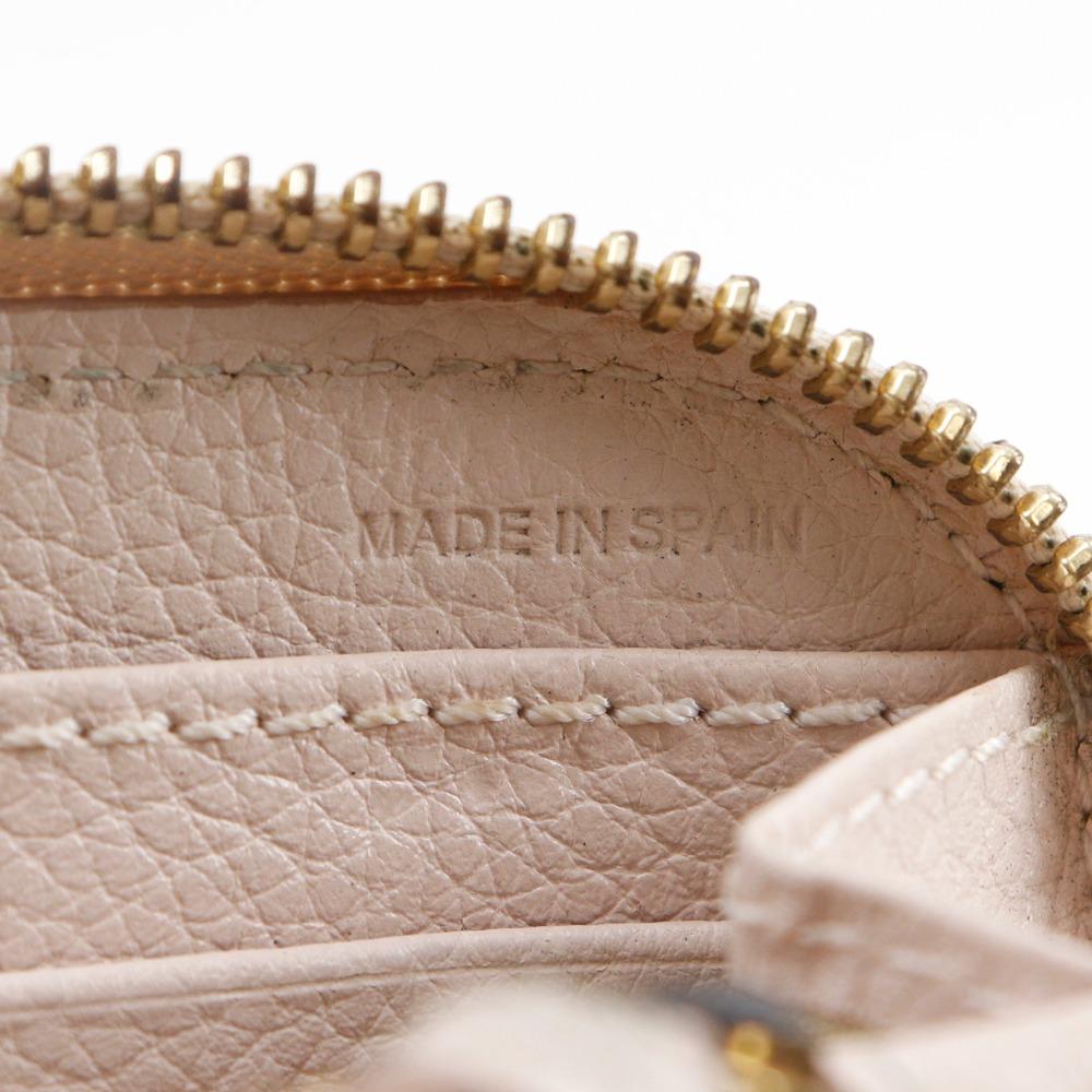 Chloe Paraty Purse 3P0375-043 Zip Around NUDE PINK pink leather Women Used