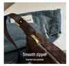 Leopard Print Velvet Single Shoulder Bag: Women's Fashionable Large Capacity Underarm and Crossbody Bag