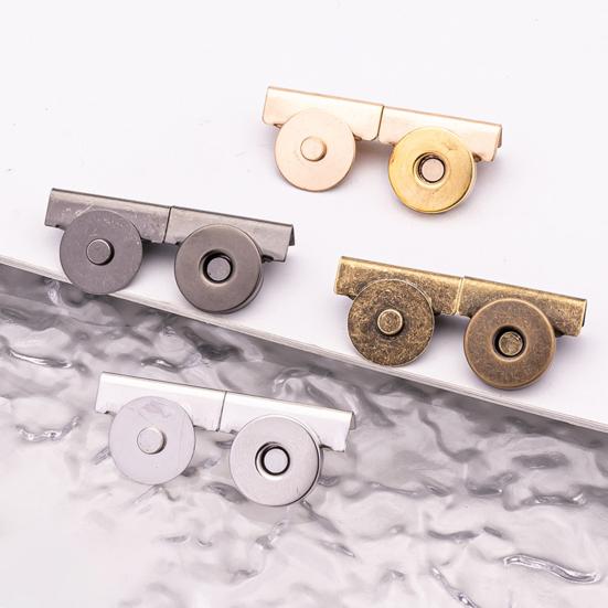 10 Sett Uten Sying Sømløse Magnetiske Trykknapper Metall Magnetisk Spenne Lås for Veske Håndveske Klær DIY Håndverk