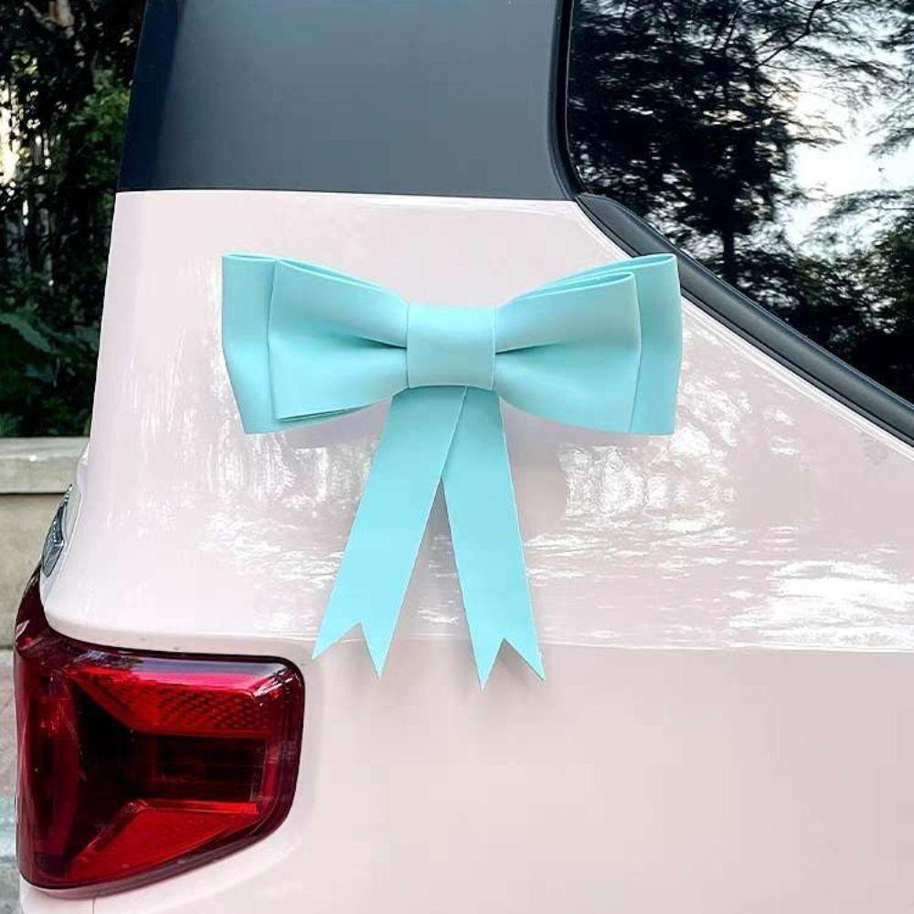 Makaron Bow Knot Sticker Foam Electric Vehicle Decorative Ornament High Quality Car Sticker