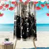 Charles Matthew,Sons of Anarchy Print Beach Towel, Large Soft Quick Dry Towel for Beach Camping Swimming