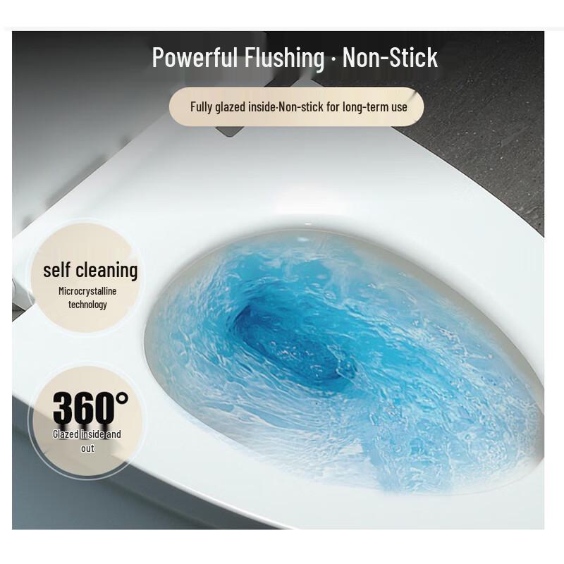 GONGET Siphonic Flushing Toilet