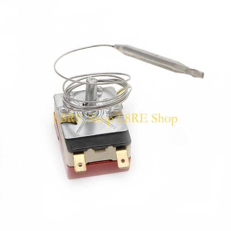 L8RE 250V 16A Temperature Controller 30-110 Celsius Thermostat Knob Capillary Switch