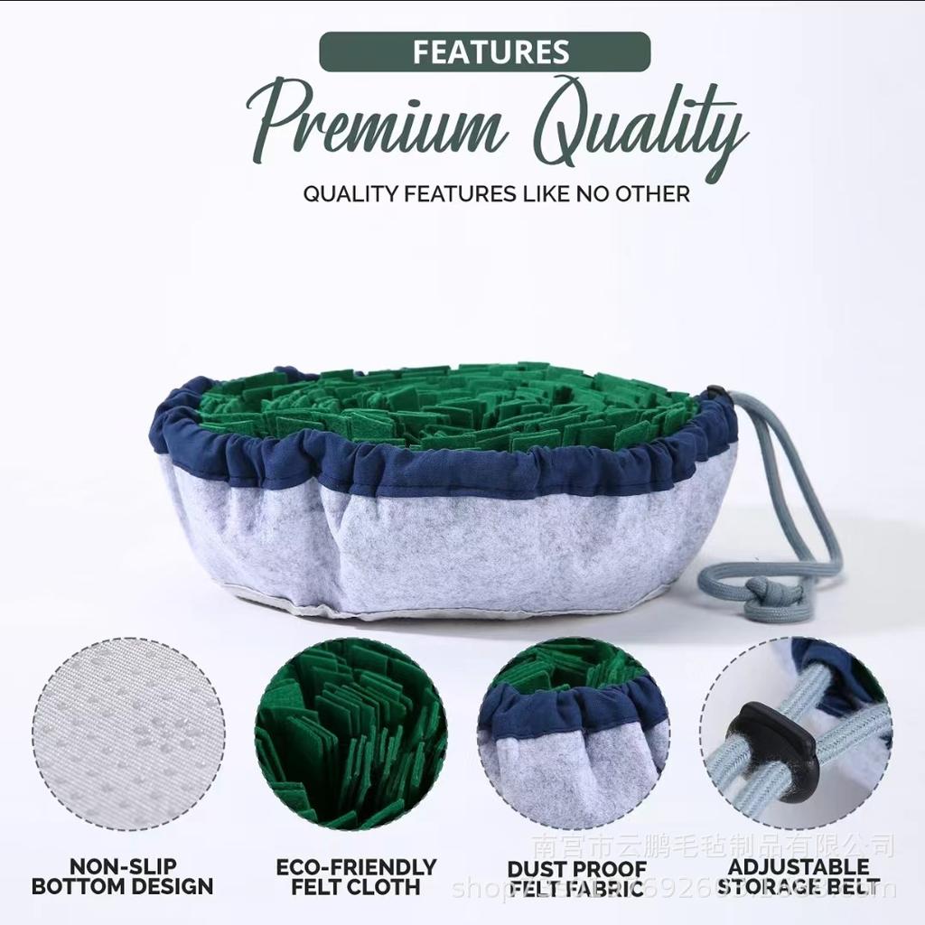 Felt Olfactory Pad Feeding Anti-choking Pad Pet Toy Dog Slow Food Mat Training Olfactory Mat Pet Products