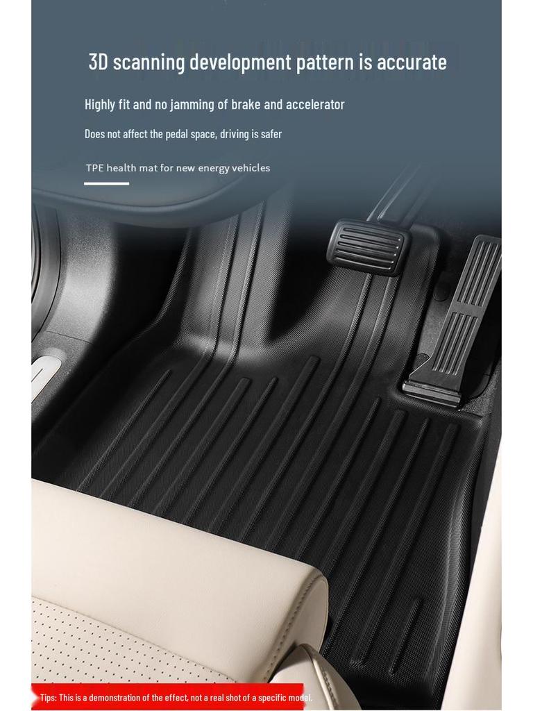 Compatible Floor Mats for 2022-2024 Zeekr 009 & 2025 Volvo EM90 - All TPE Trunk and Floor Mats